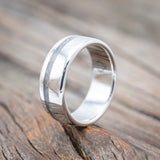 "VERTIGO" - ELK TOOTH IVORY WEDDING RING-Staghead Designs