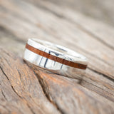 "VERTIGO" - REDWOOD WEDDING RING-Staghead Designs