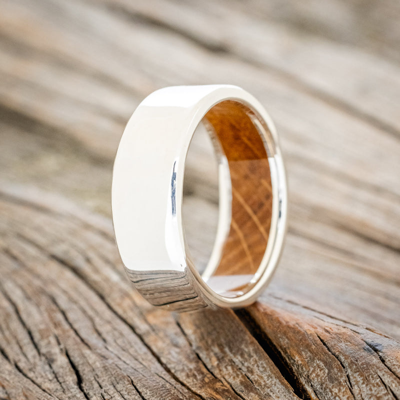 LINED WEDDING BAND WITH A CUSTOM FINISH-Staghead Designs