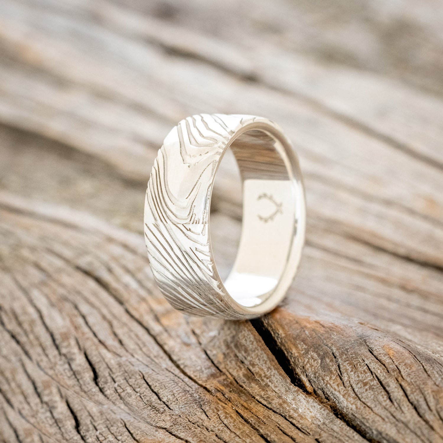 WOODGRAIN PATTERN WEDDING BAND-8