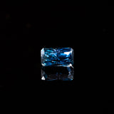 "SIREN" - RECTANGLE REGAL RADIANT CUT BLUE SAPPHIRE-4