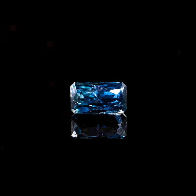 "SIREN" - RECTANGLE REGAL RADIANT CUT BLUE SAPPHIRE-4