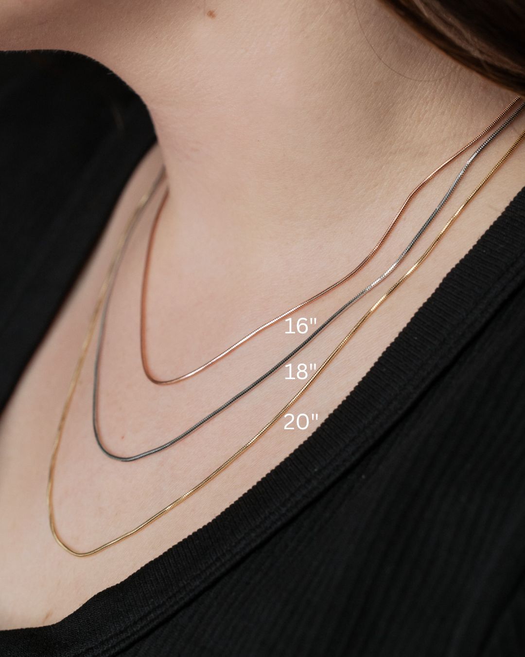 14K GOLD SNAKE CHAIN-Staghead Designs