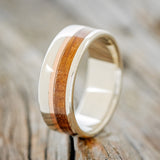 "TANNER" - TWO INLAY WEDDING BAND-Staghead Designs