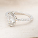 "THEIA" - PEAR-SHAPED MOISSANITE ENGAGEMENT RING-11