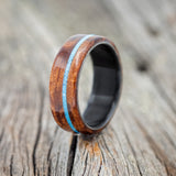 "REMMY" - OVERLAY WEDDING BAND-Staghead Designs