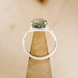 "ARTEMIS" - HEXAGON MOSS AGATE ENGAGEMENT RING - READY TO SHIP-Staghead Designs