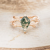 "ARTEMIS ON THE VINE" - KITE CUT ENGAGEMENT RING WITH DIAMOND ACCENTS-7