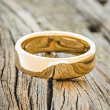 SOLID METAL HAND-TURNED WEDDING BAND