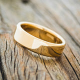 SOLID METAL HAND-TURNED WEDDING BAND