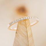"STELLA" - DIAMOND STACKING WEDDING BAND - 14K ROSE GOLD - SIZE 7 1/4