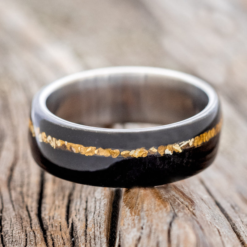 "REMMY" - OVERLAY WEDDING BAND-Staghead Designs