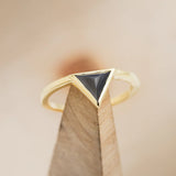 "JENNY FROM THE BLOCK" - TRIANGLE CUT ENGAGEMENT RING