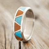 "POWELL" - TERRACOTTA & TURQUOISE WEDDING BAND-8