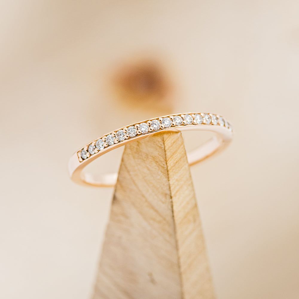 "STELLA" - DIAMOND STACKING WEDDING BAND-1