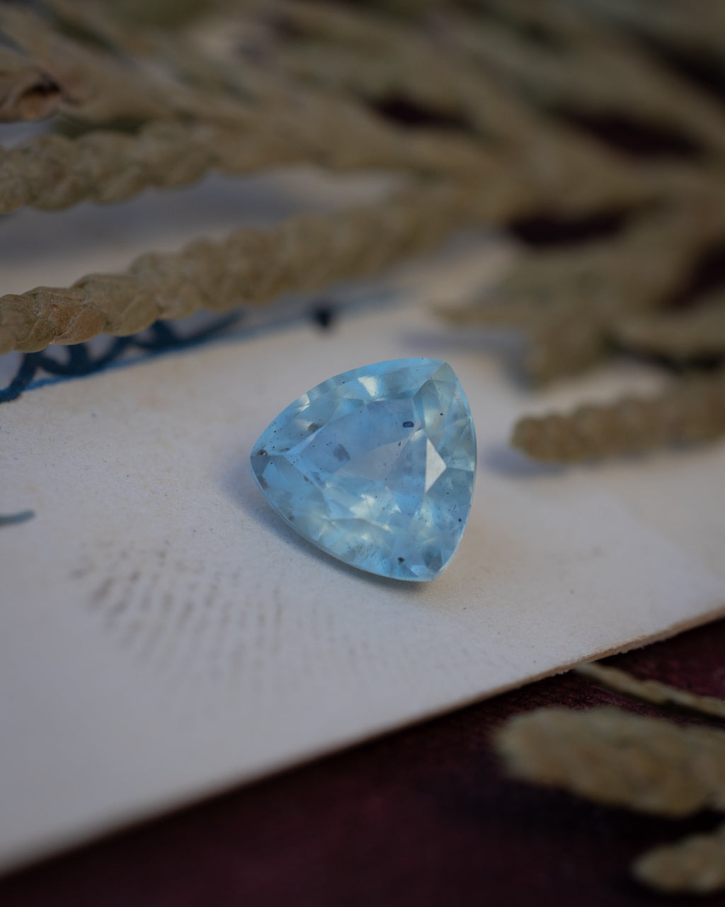 1.55ct 6.52x6.57x4.87mm Trillion Cut Natural Montana Sapphire