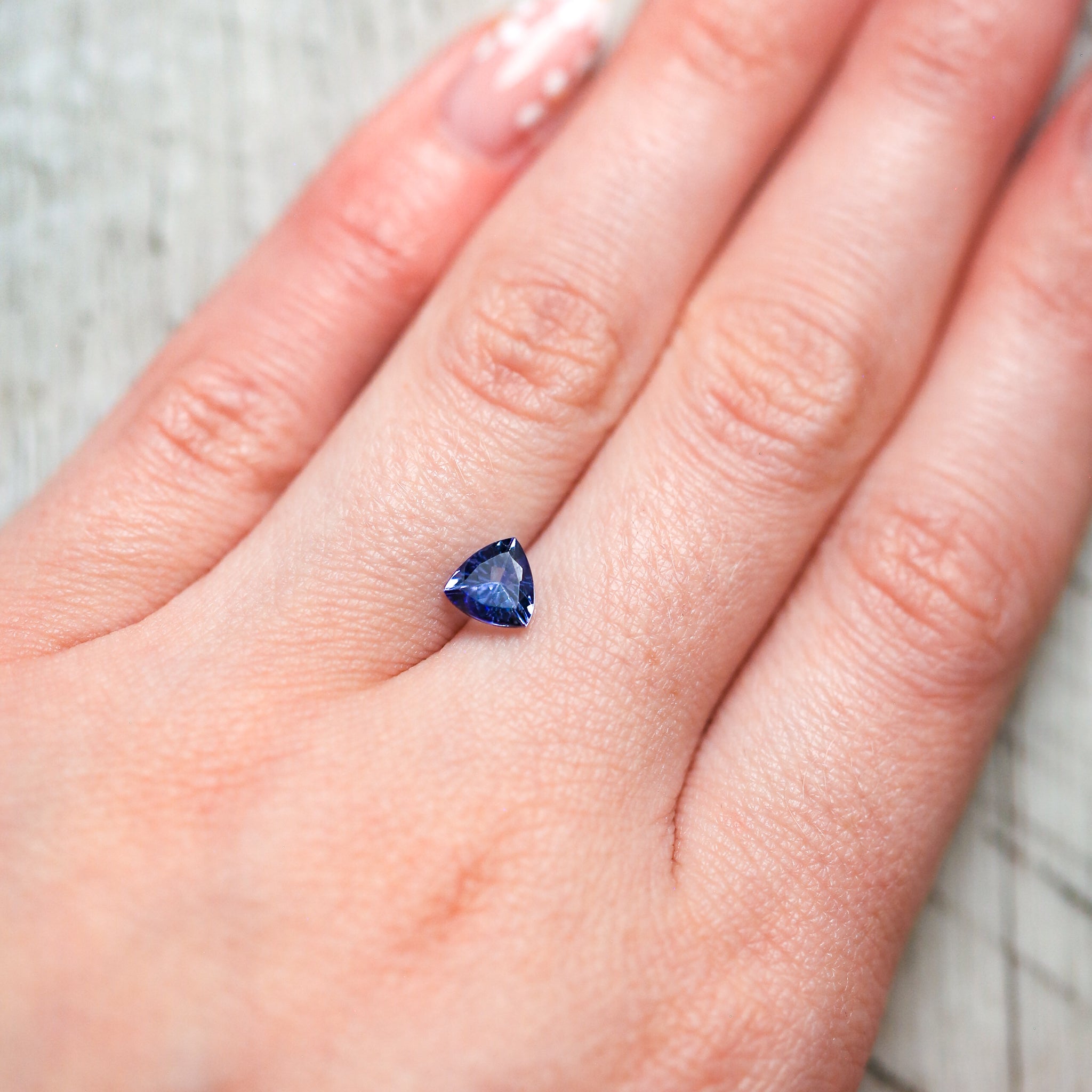 "SERIA" - TRILLION CUT MERMAID TANZANITE-6