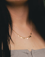 MULTI-STAR DANGLE NECKLACE IN 14K YELLOW GOLD-Staghead Designs