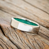 MALACHITE LINED WEDDING BAND-2