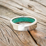 MALACHITE LINED WEDDING BAND-6