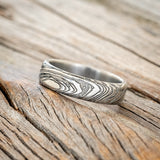 WOODGRAIN PATTERN WEDDING BAND-2