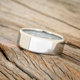 LINED WEDDING BAND WITH A CUSTOM FINISH-Staghead Designs