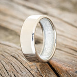 LINED WEDDING BAND WITH A CUSTOM FINISH-Staghead Designs