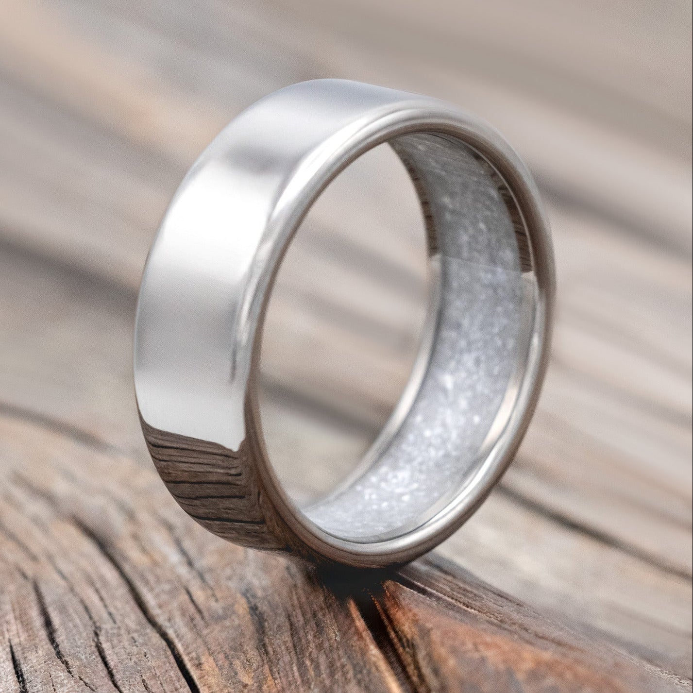 LINED WEDDING BAND WITH A CUSTOM FINISH-Staghead Designs