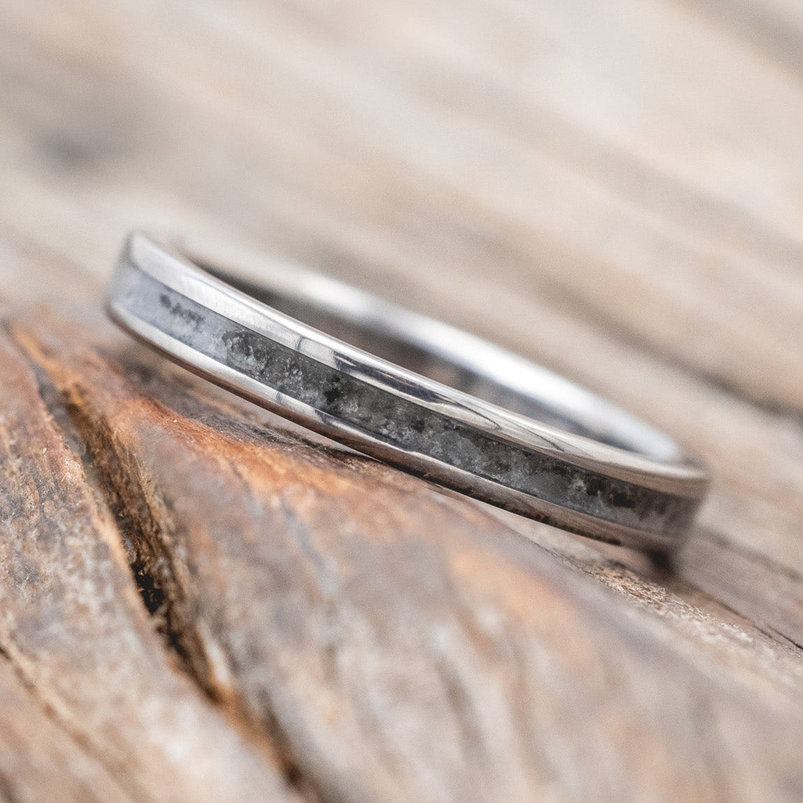 "ETERNA" - MOONSTONE STACKING BAND-Staghead Designs