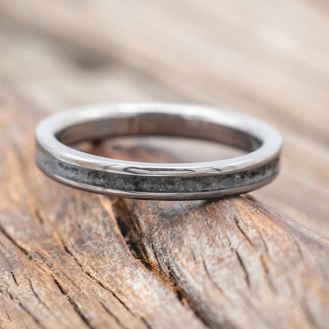 "ETERNA" - MOONSTONE STACKING BAND-Staghead Designs