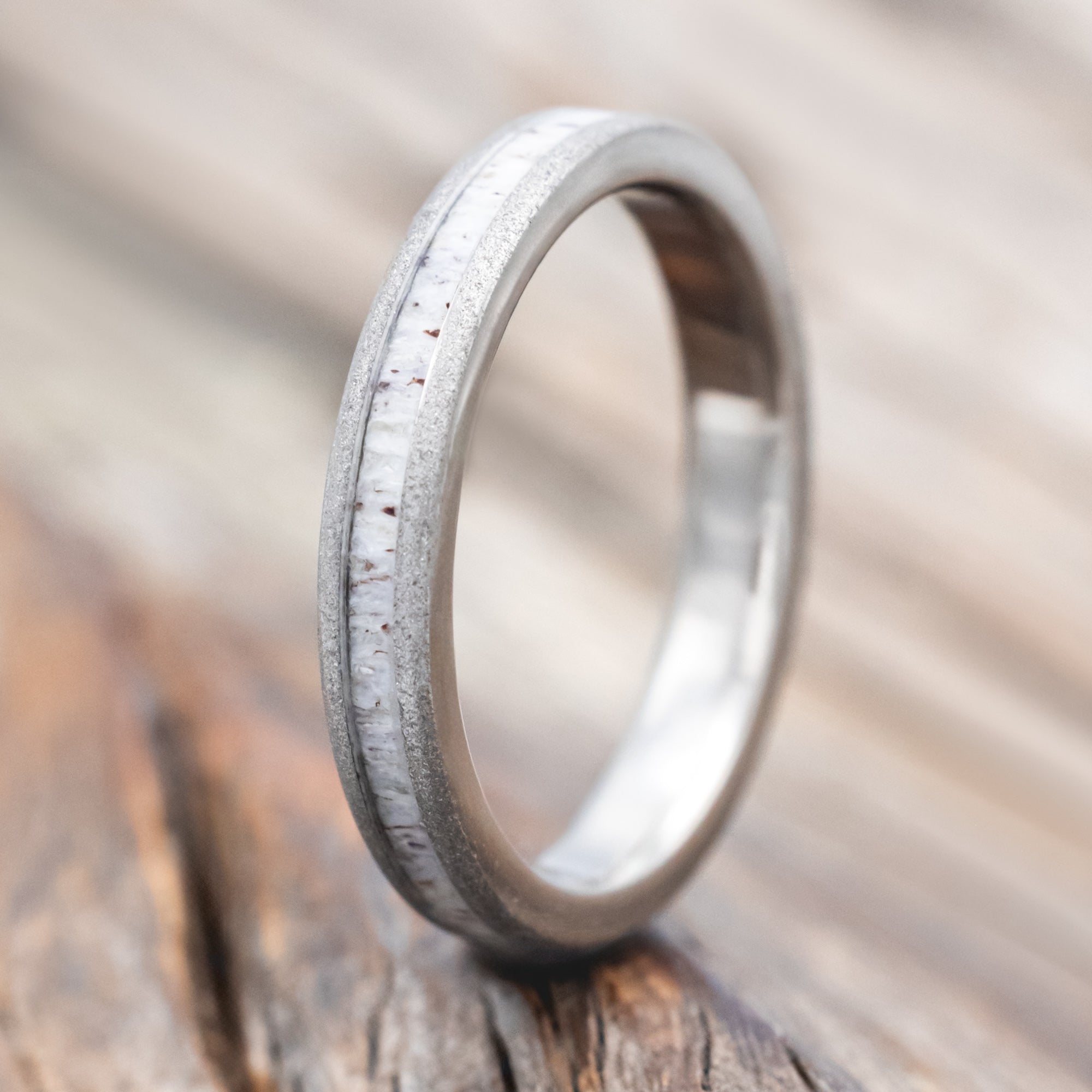 "ETERNA" - ANTLER STACKING BAND-Staghead Designs