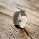 "HAVEN" - WENGE WOOD WEDDING BAND - READY TO SHIP-1