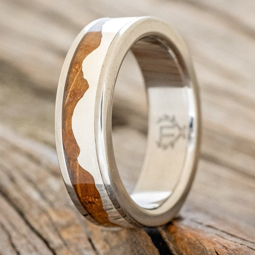 "HELIOS" - SILVER MOUNTAIN RANGE WEDDING BAND-Staghead Designs