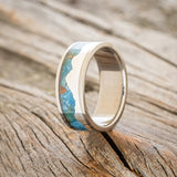 "HELIOS" - PATINA COPPER WEDDING BAND FEATURING THE HIMALAYAS MOUNTAIN RANGE-2