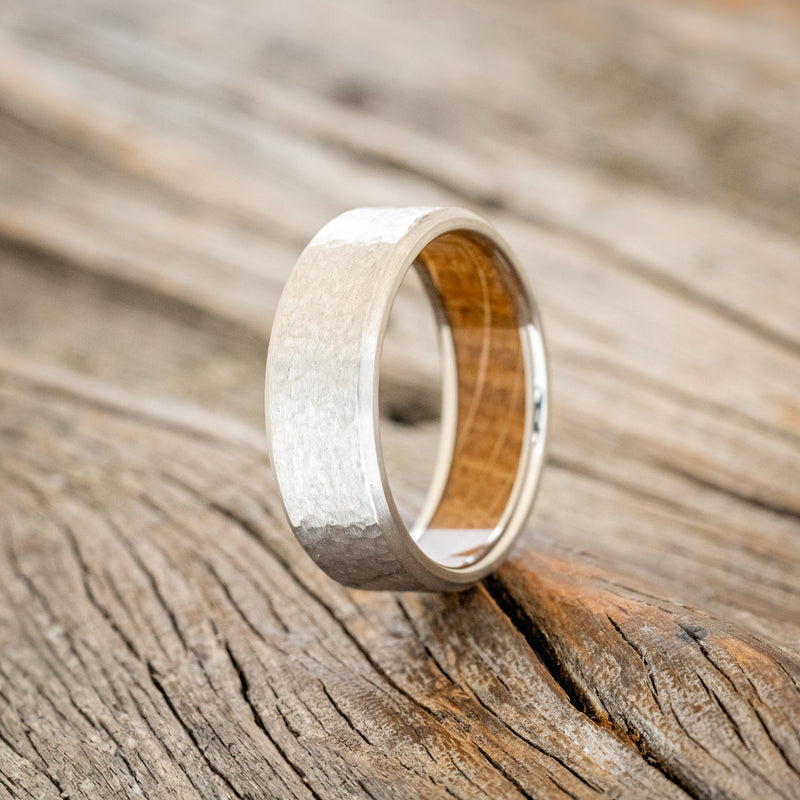 LINED WEDDING BAND WITH A CUSTOM FINISH-Staghead Designs