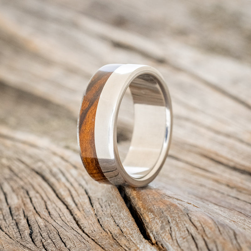 "LEDGER" - IRONWOOD WEDDING BAND - READY TO SHIP-1