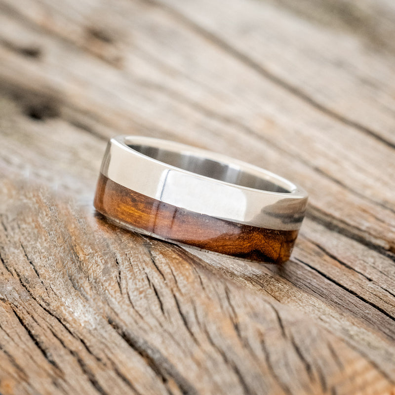 "LEDGER" - IRONWOOD WEDDING BAND - READY TO SHIP-2