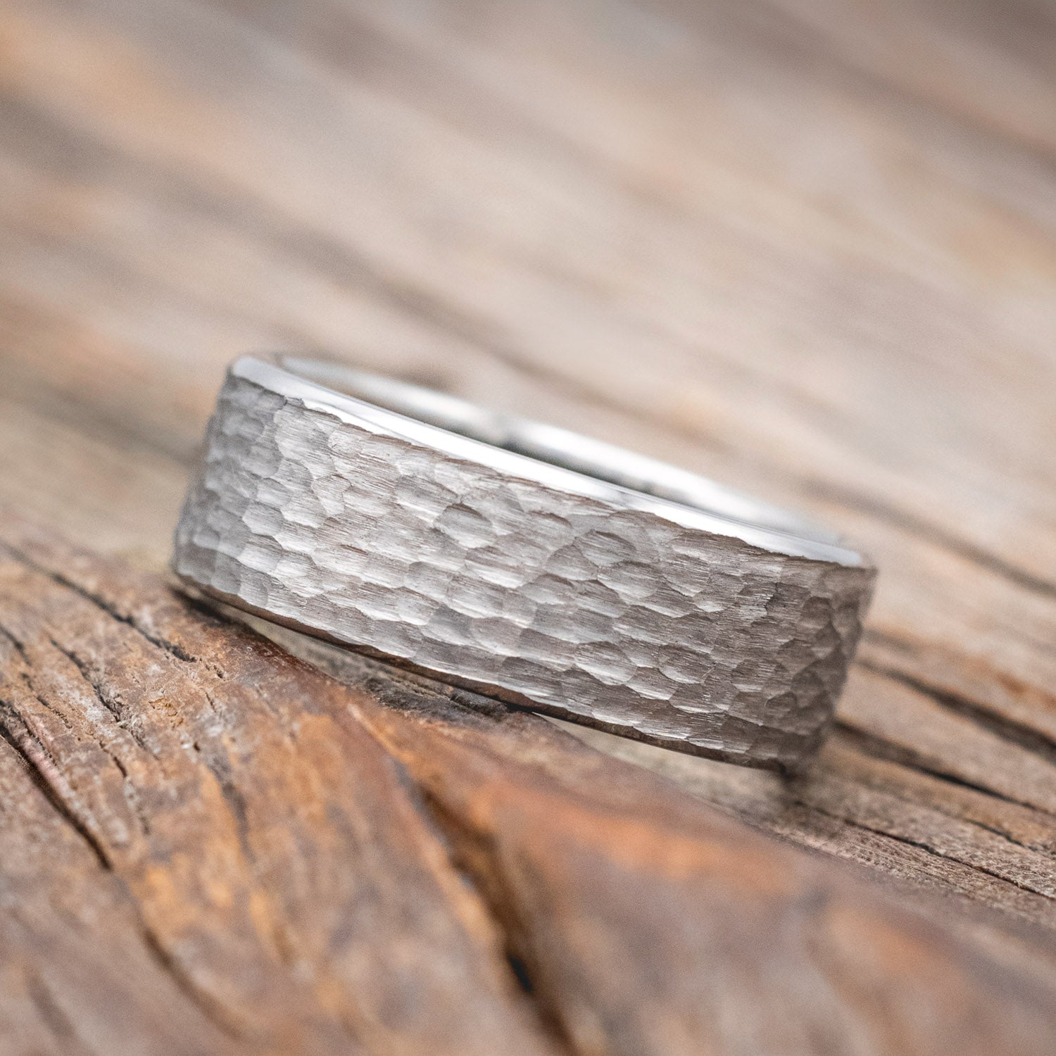 LINED WEDDING BAND WITH A CUSTOM FINISH-Staghead Designs