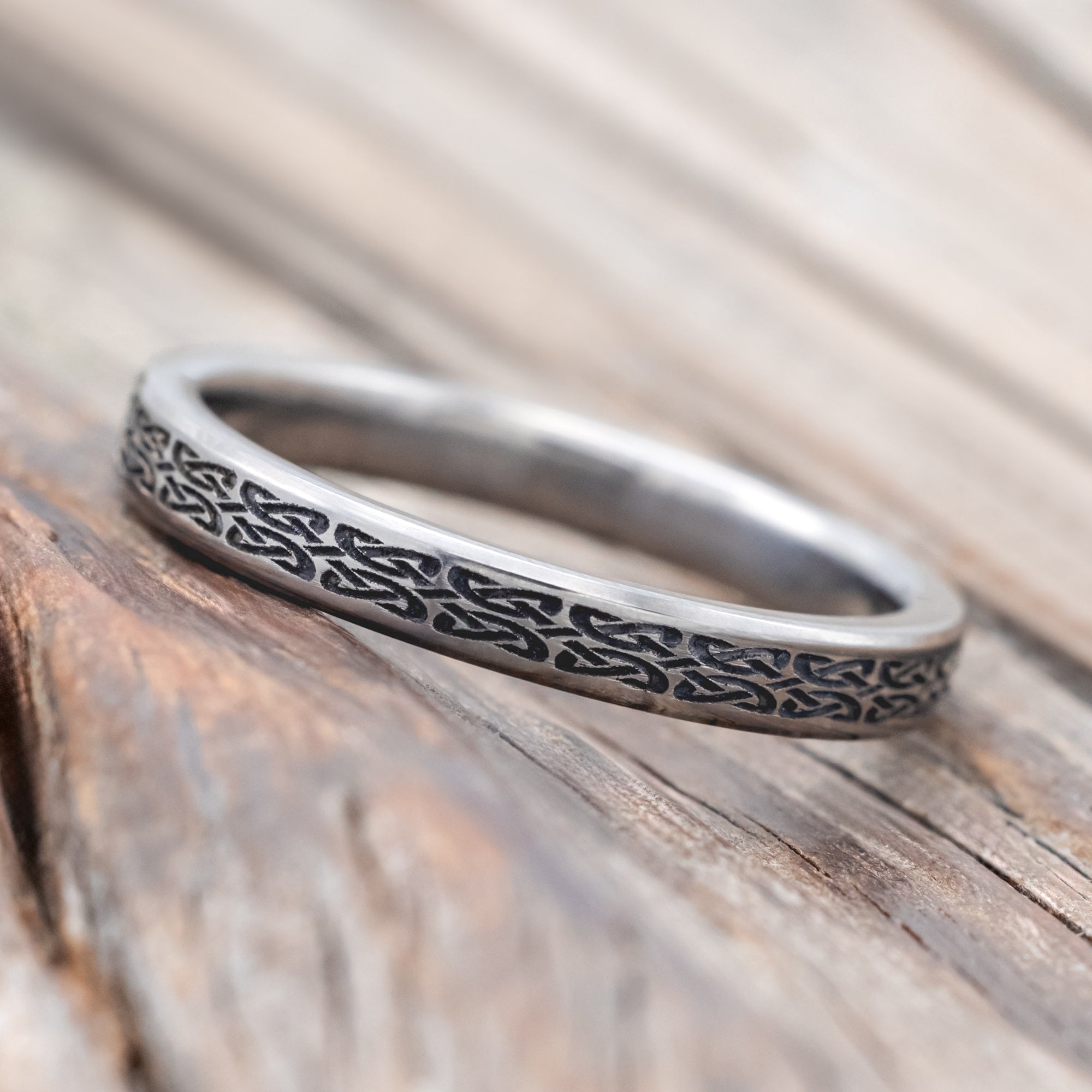 CELTIC LOVE KNOT WEDDING BAND-Staghead Designs
