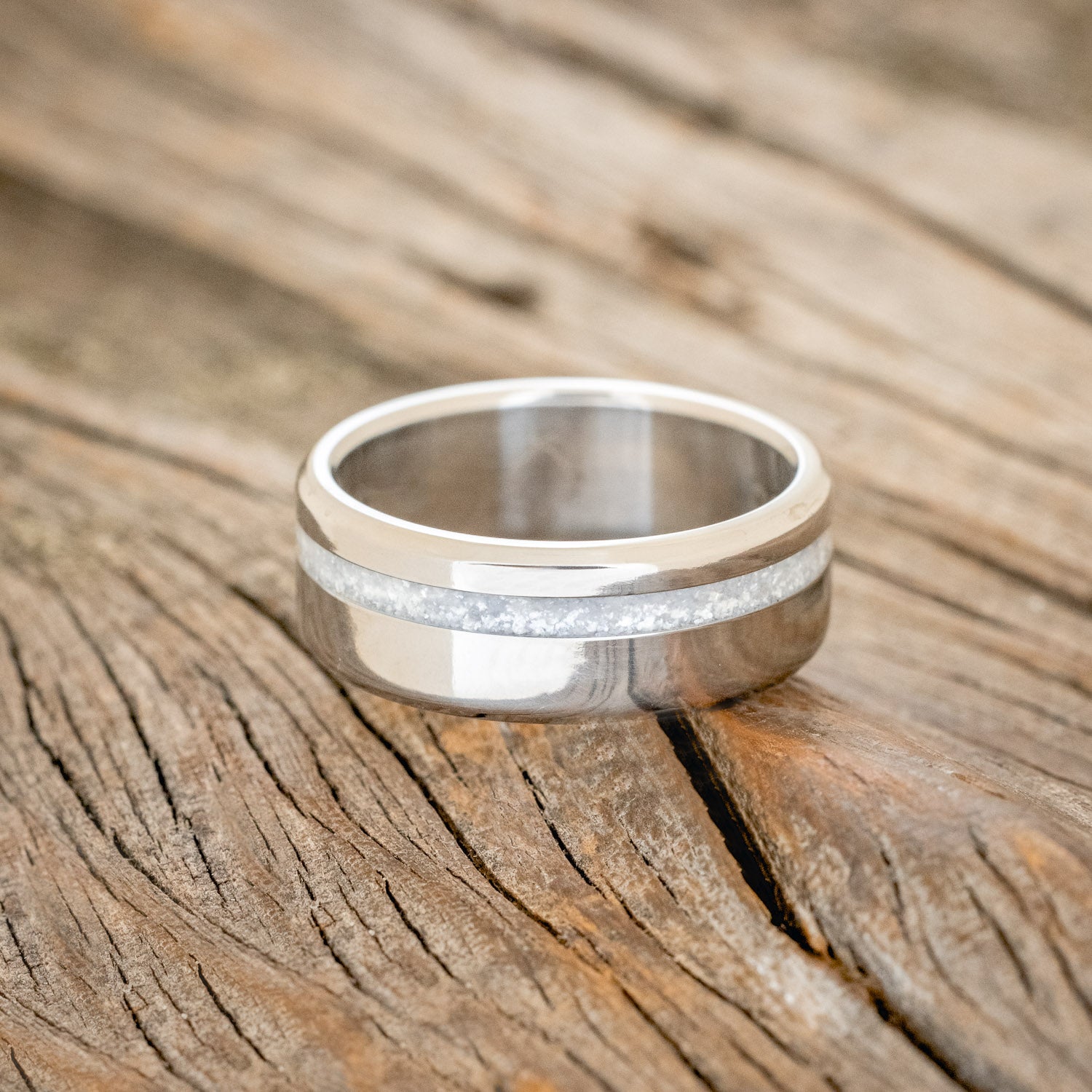 "VERTIGO" - MATCHING SET OF DIAMOND DUST WEDDING RINGS-4