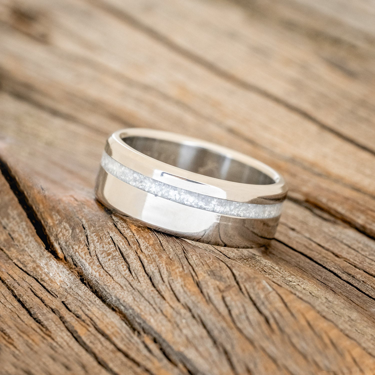 "VERTIGO" - MATCHING SET OF DIAMOND DUST WEDDING RINGS-3