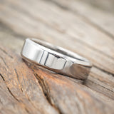 MOONSTONE LINED WEDDING BAND-Staghead Designs