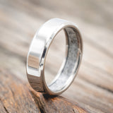 MOONSTONE LINED WEDDING BAND-Staghead Designs