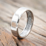 MOONSTONE LINED WEDDING BAND-Staghead Designs