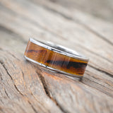 "RAINIER" - BURNT HEDGE WOOD WEDDING RING-Staghead Designs