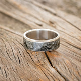 "RAINIER" - MOONSTONE WEDDING RING-3