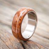 "REMMY" - REDWOOD & TWISTED COPPER WIRE WEDDING BAND