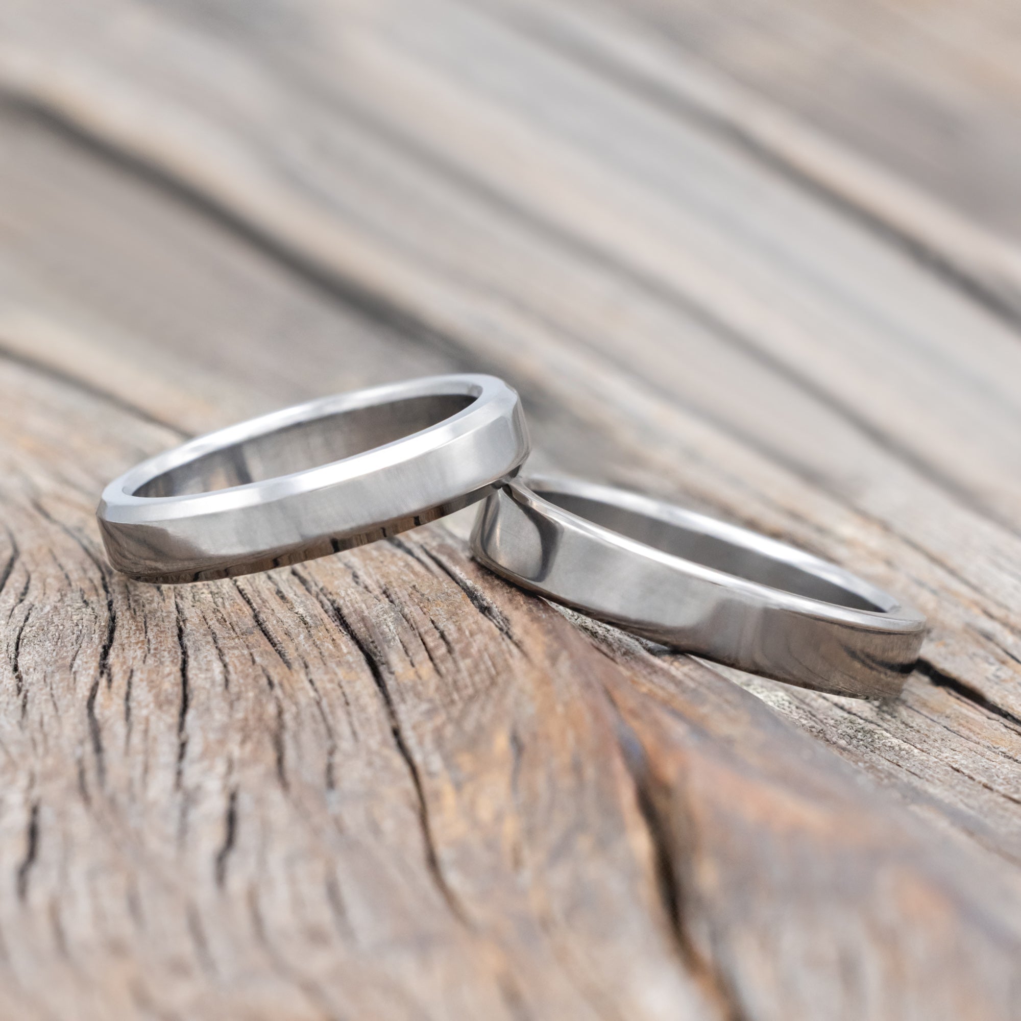 SOLID METAL MATCHING STACKING BANDS-Staghead Designs