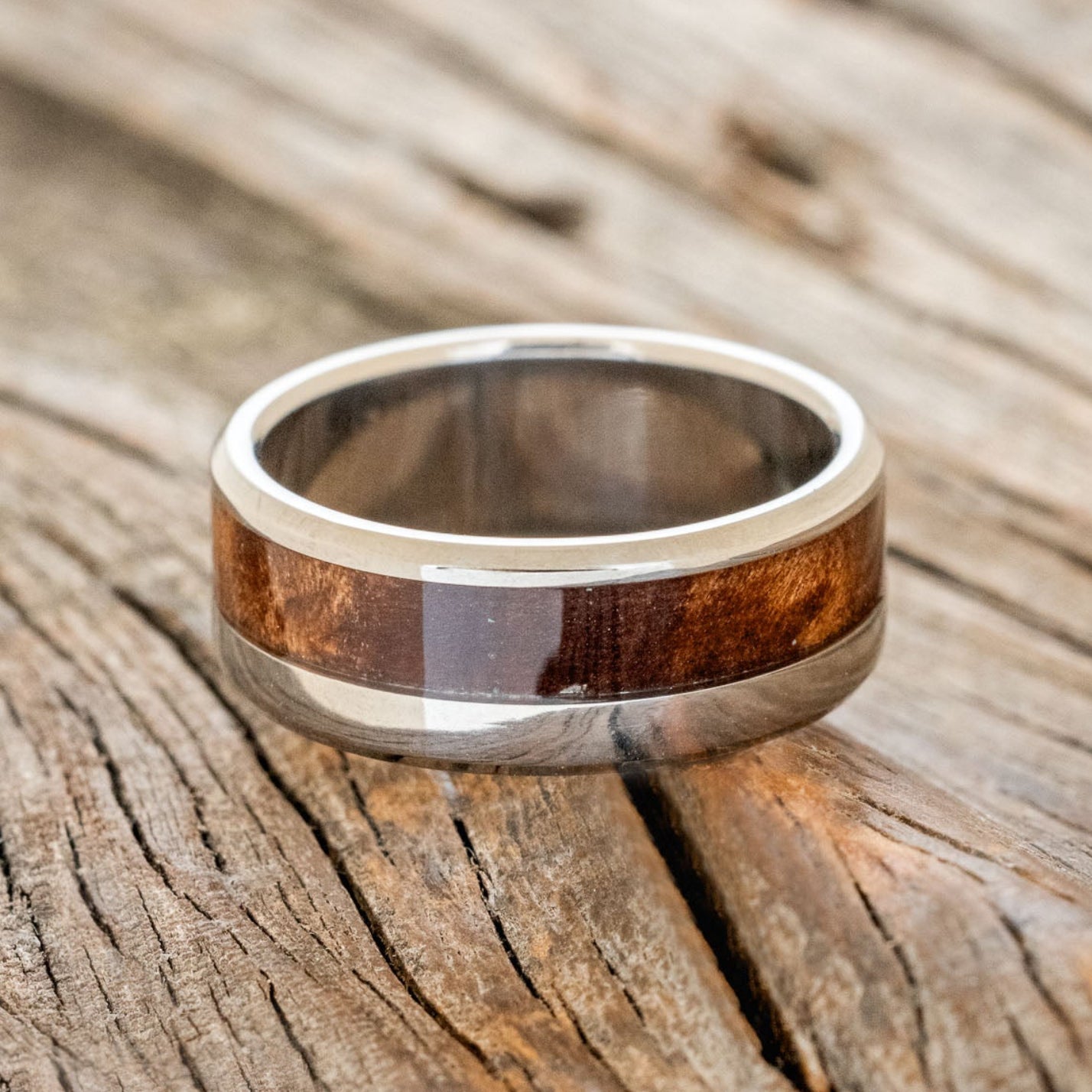 "TANNER" - REDWOOD WEDDING BAND-3
