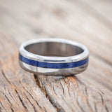 "VERTIGO" - LAPIS LAZULI WEDDING BAND-Staghead Designs